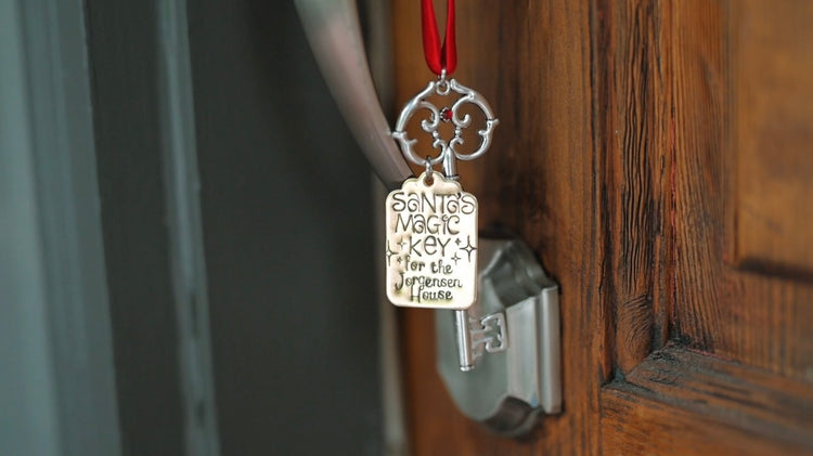 Personalized Magic Santa Key Ornament