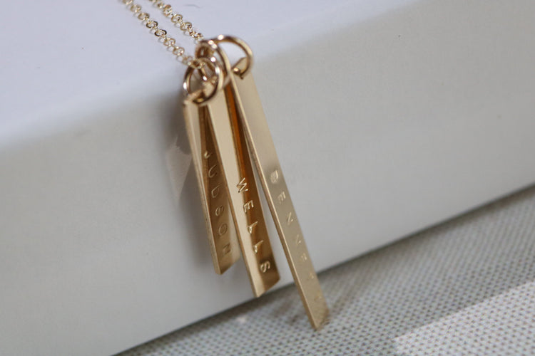 Triple Bar Necklace