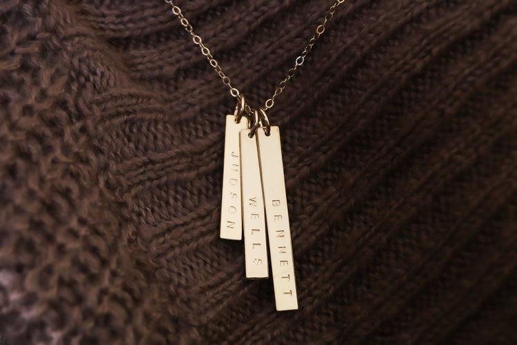 Triple Bar Necklace