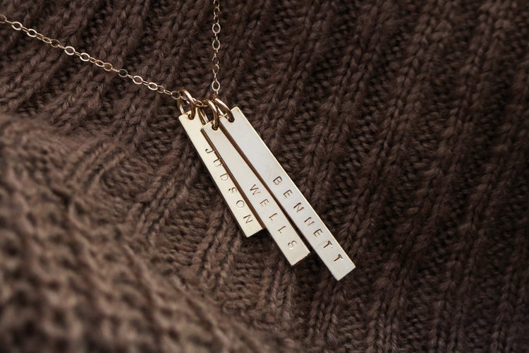 Triple Bar Necklace