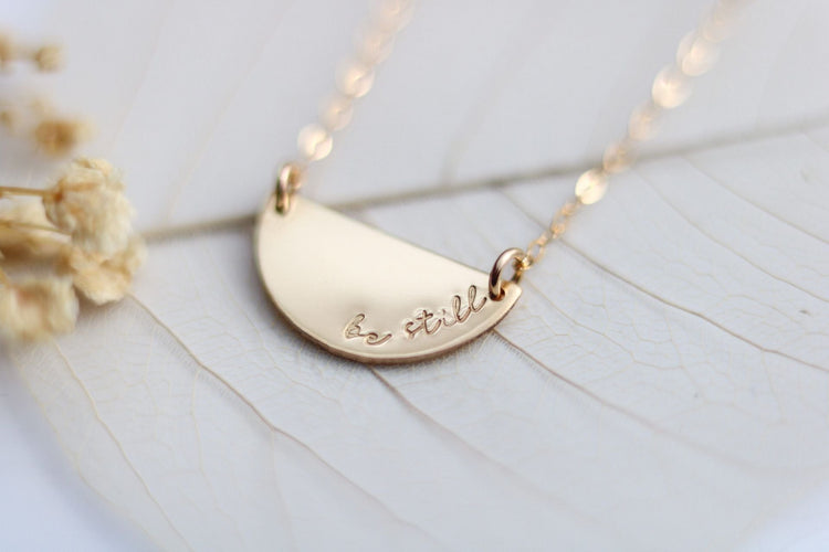 Be Still Necklace - TickleBugJewelry