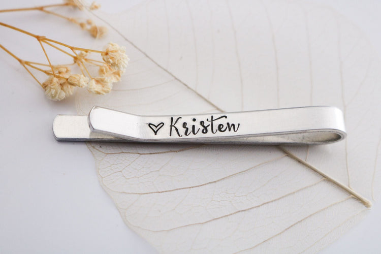 Father of the Bride Tie Clip - TickleBugJewelry