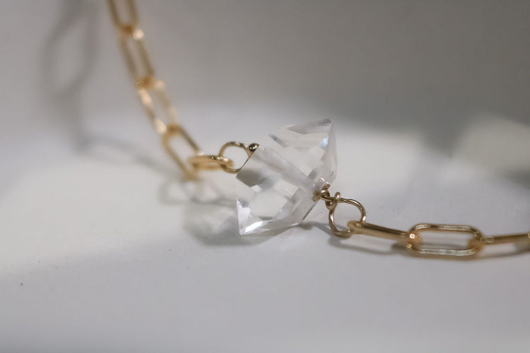 Herkimer Diamond Bracelet - TickleBugJewelry