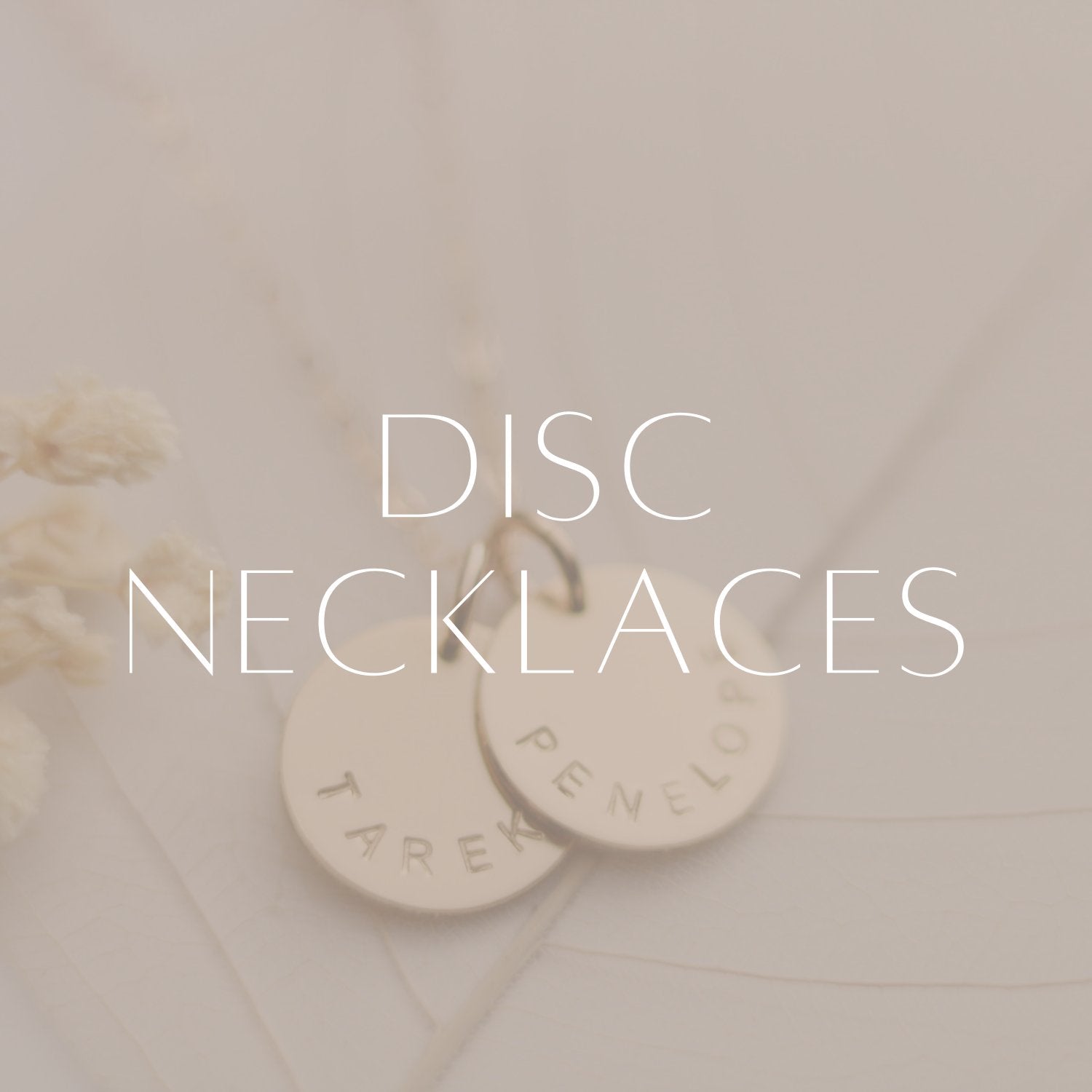 Disc Necklaces