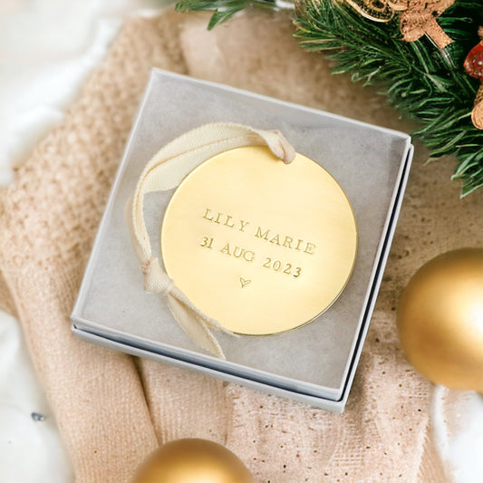 New Baby Ornament | Baby's First Christmas Ornament