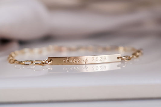 Class Year Bracelet | Graduation Bracelet