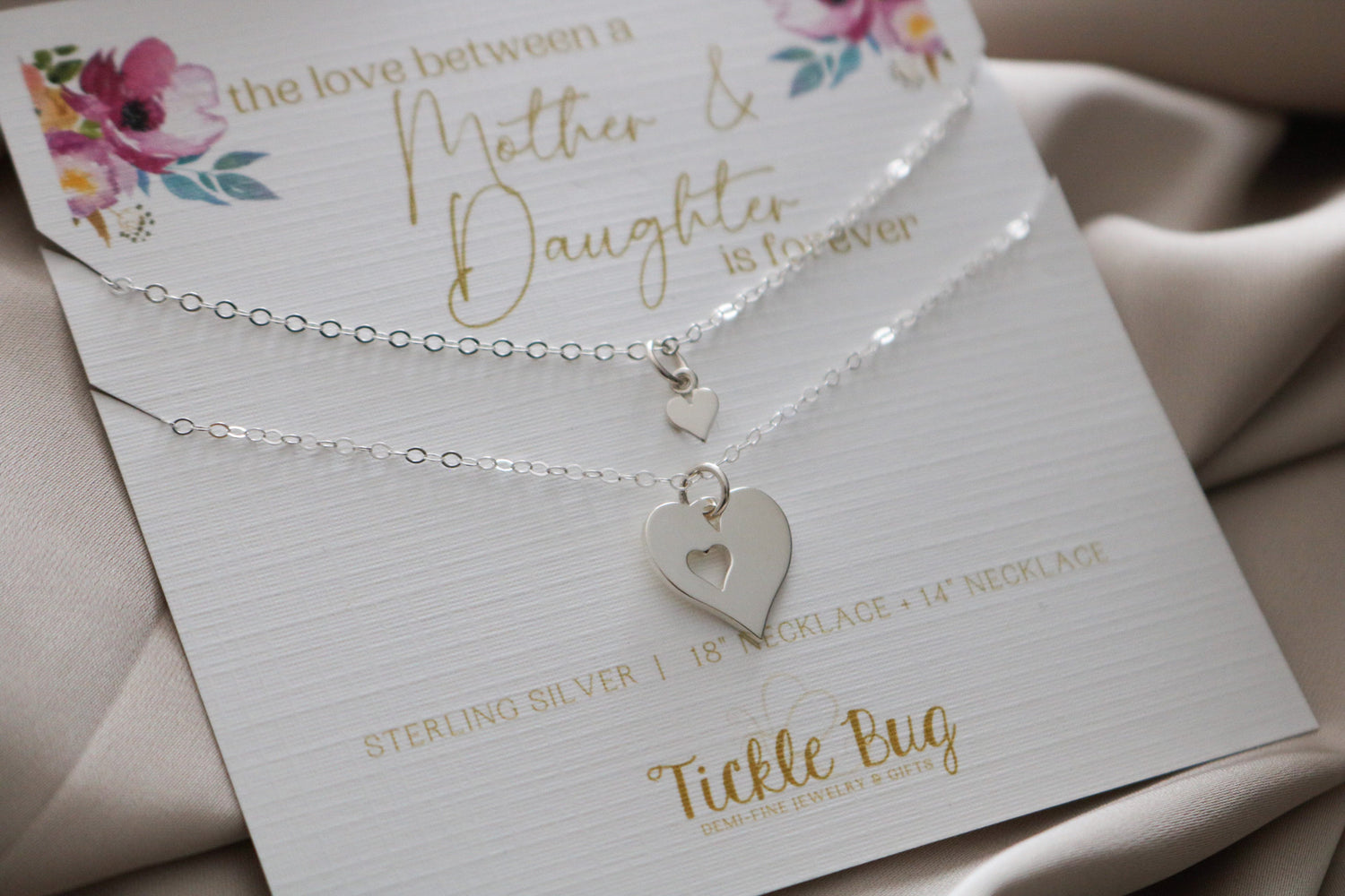Mother Daughter Heart shaped Pendant Necklace Birthday - Temu