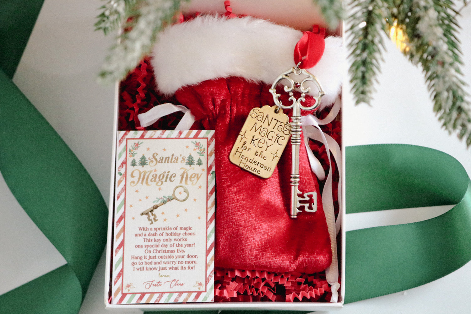 Help Santa get into your home on Christmas Eve with a magic key