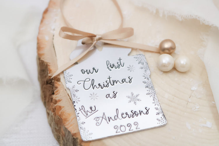 Our First Christmas Ornament | Newly Married Ornament