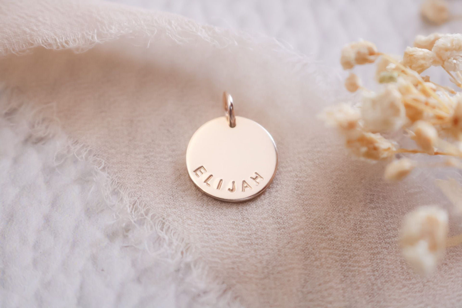 Add on 1/2" Medium Name Disc - TickleBugJewelry