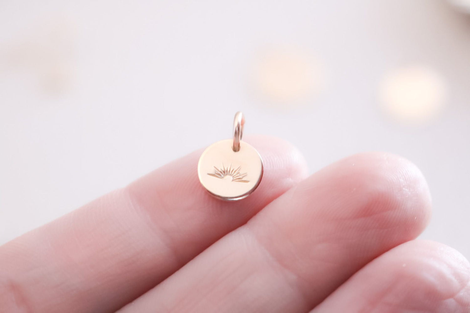 Add on Tiny Design Disc 3/8" - TickleBugJewelry