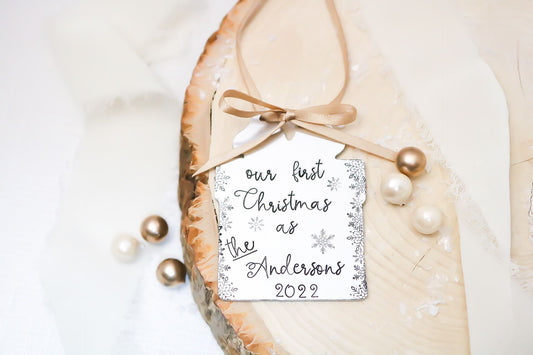 Our First Christmas Ornament | Newly Married Ornament