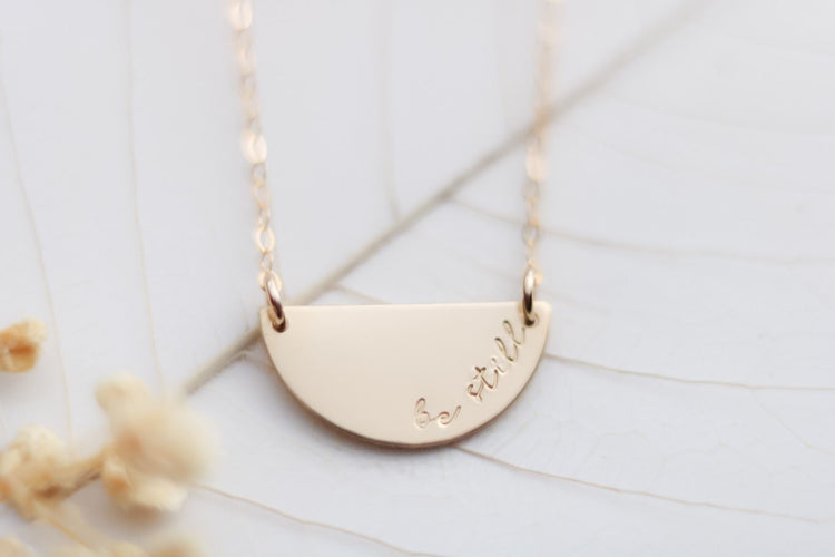 Be Still Necklace - TickleBugJewelry