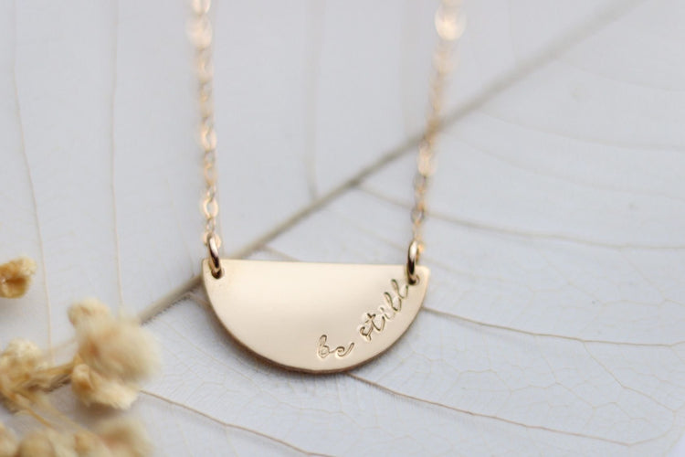 Be Still Necklace - TickleBugJewelry