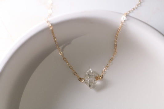 Herkimer Diamond Necklace - TickleBugJewelry