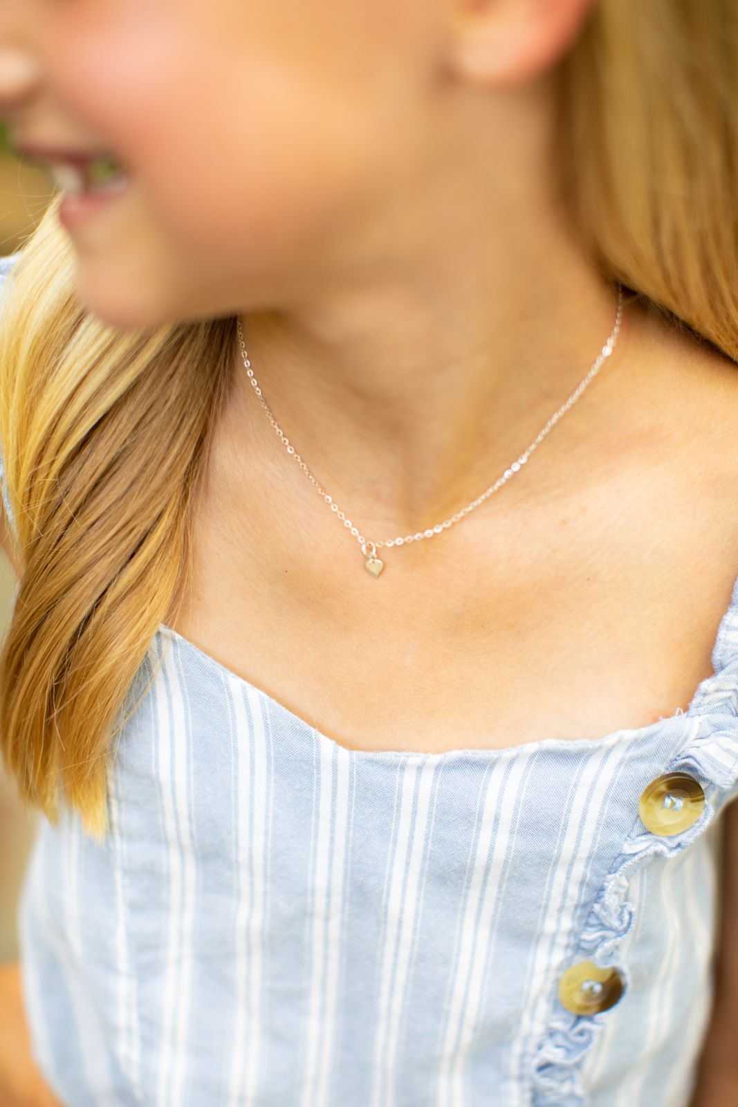 Dainty mother daughter necklace deals