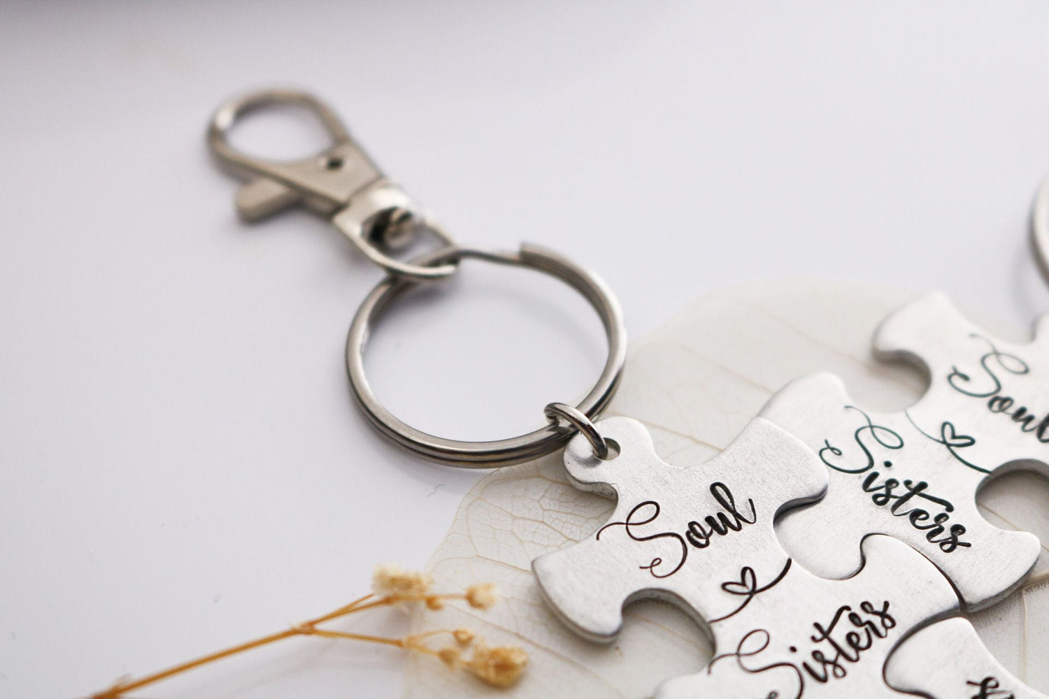 Soul Sisters Keychain - TickleBugJewelry