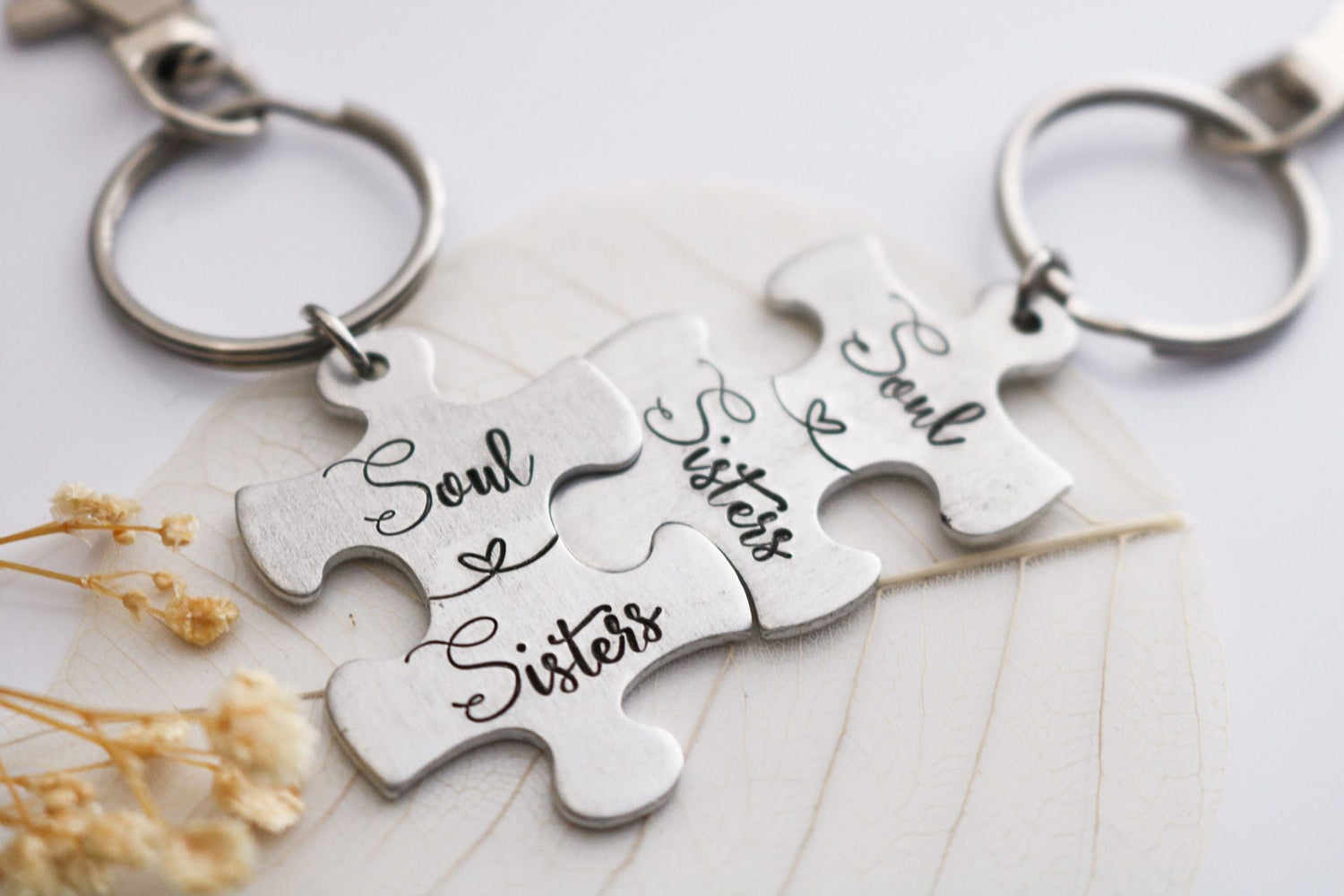 Soul Sisters Keychain - TickleBugJewelry