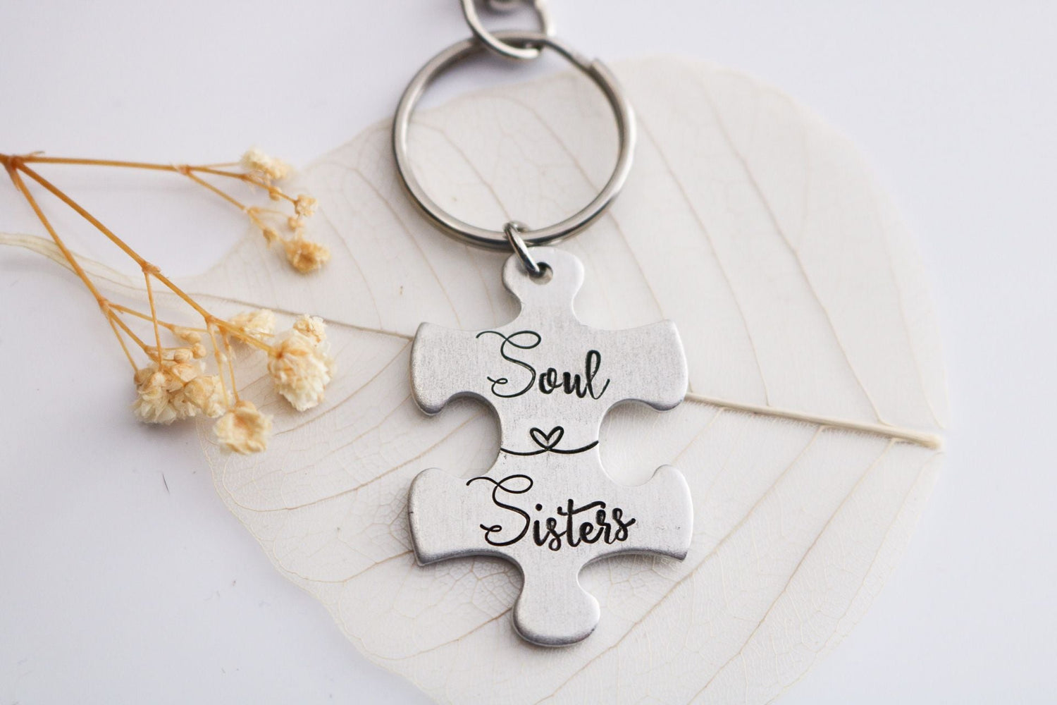 Soul Sisters Keychain - TickleBugJewelry